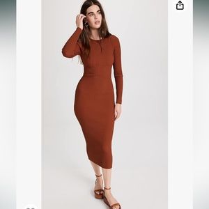 MINKPINK Women's Alba Knit Midi Dress M